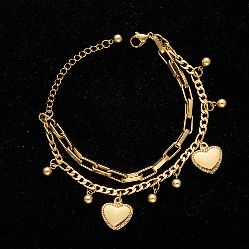 New Heart Pendant Bracelet Heart Pendant Bracelet Jewelry