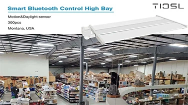 USA Montana parking smart Bluetooth control High Bay lighting project