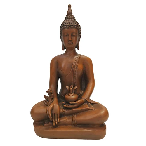 Resin Serene Religion Buddha Figurine Sitting Buddha Statue
