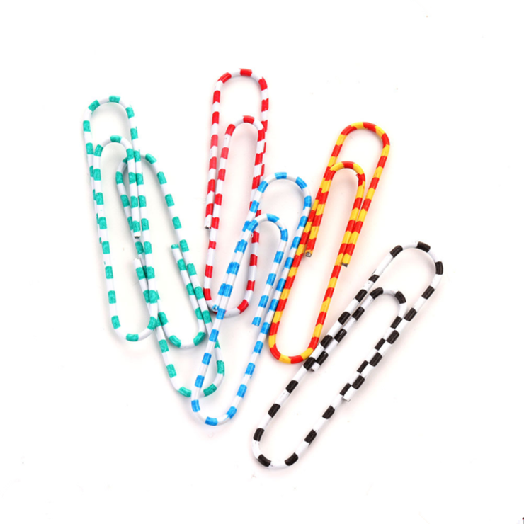 Zebra Paper Clips Medium and Jumbo Size Assorted Colors