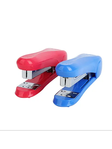wholesale best quality custom logo head manual plastic paper hot office stapler