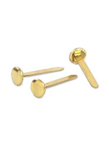 DIY Office School Supplies 8*50mm 100 Pieces Round Stud  Prong Paper Fastener Metal Stationery Brad