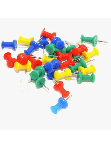 Colorful Large Plastic Thumbtack Push Pins with Good Price
