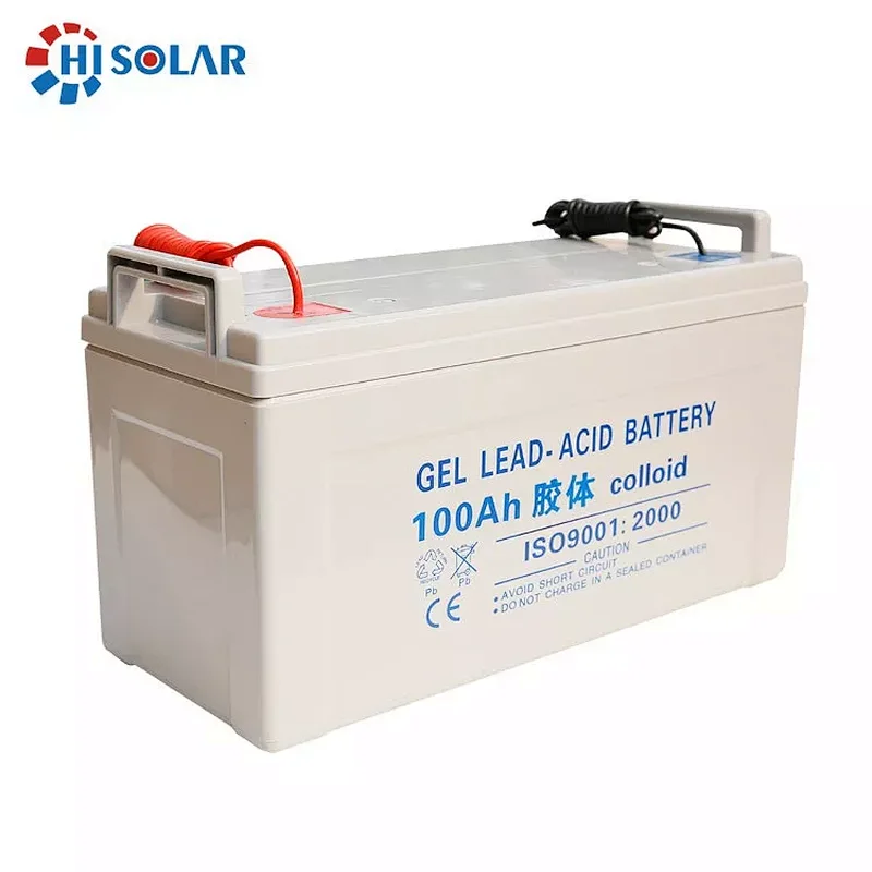 Rechargeable 12V 100Ah sealed lead acid GEL battery for ups system