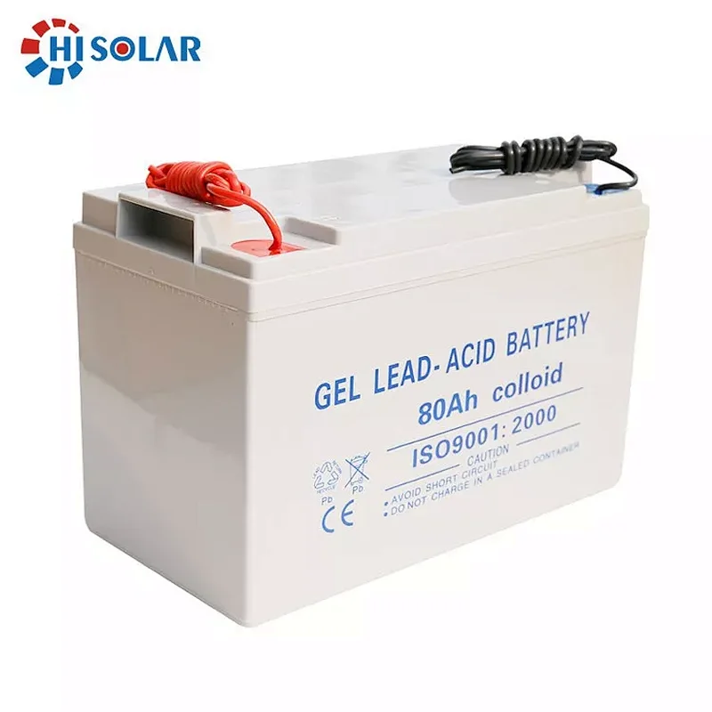 Rechargeable 12V 80Ah sealed lead acid GEL battery for ups system