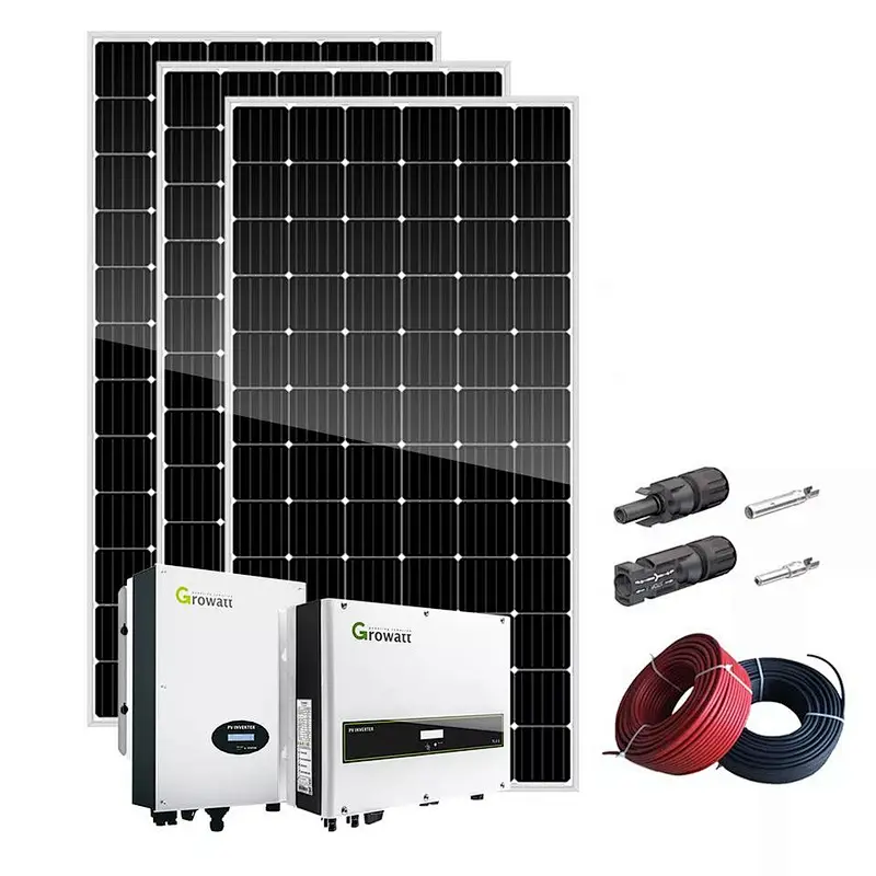 High Efficiency 350w All Black PV Module Solar Pane