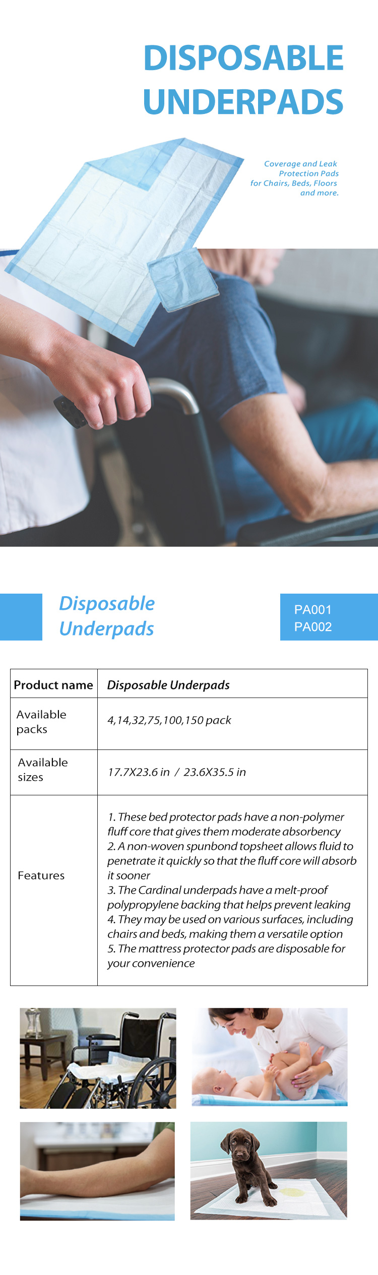 incontinence pads disposable
