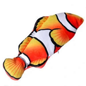 New Design Fish Toy Flippity Electronic Interactive Motorised Cat Dog Scratch Pet Toys
