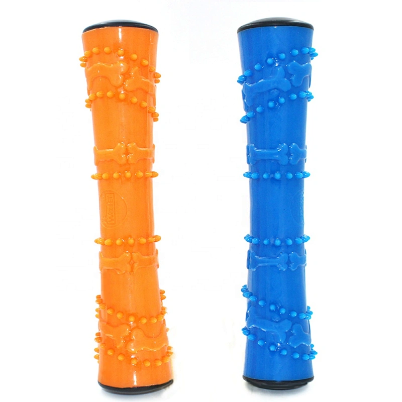 TPR Durable tough  Interactive Squeaky Pet Dog Chew Toy For Aggressive