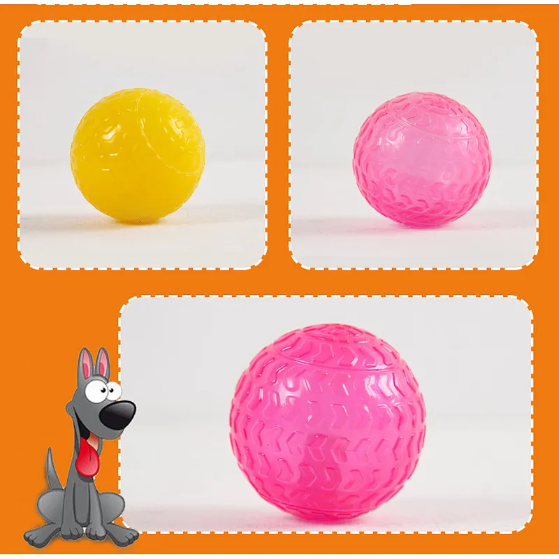 TPR Pet Dog Ball Chew Toy Football Dog Toy Floating Ball