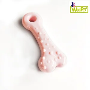 Factory Direct Wholesale Interactive TPR Chew Toys Bone Shaped For Aggressive Chewers Pet Toys