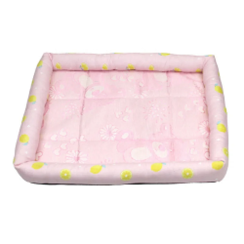 Amazon hot sale non slip soft pet mat pulvinis dog cooling sleep bed mat summer
