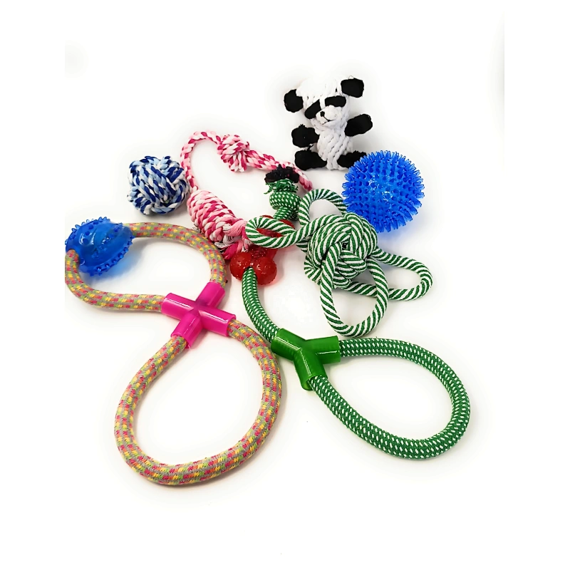 Woopet Dogs Interactive Toys Pet Chew Toys Cotton Rope Toys for Aggressive Chewers