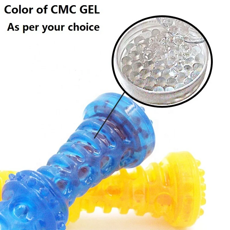 Factory Direct Dog Squeak Chew Toy Toothbrush  Coolable Squeaky Ball Teeth Cleaning Dogs Teether Cooling Summer Chew Toys