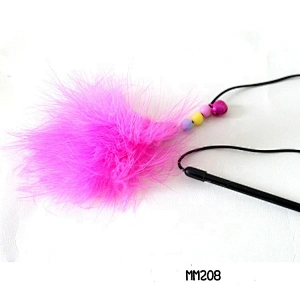 Interactive Cat Toy Cat teaser toy with feather teaser stick
