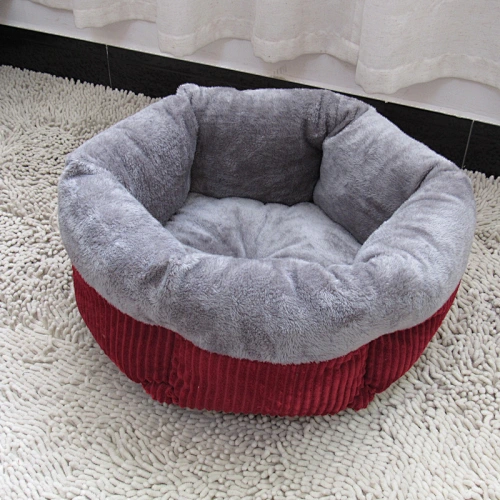Custom luxury PP cotton corduroy dog sleeping bed for pets wholesale 2022