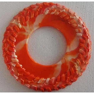 Multi Color TPR dog training Pet Frisby toy flying hover  disc dog interactive pet toy