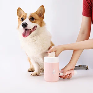 Wholesale Manufacturer Cleaning Silicone Pet Foot Pet Feet Cup Cleaner Automatic Dog Paw Wash Cleaner Washer