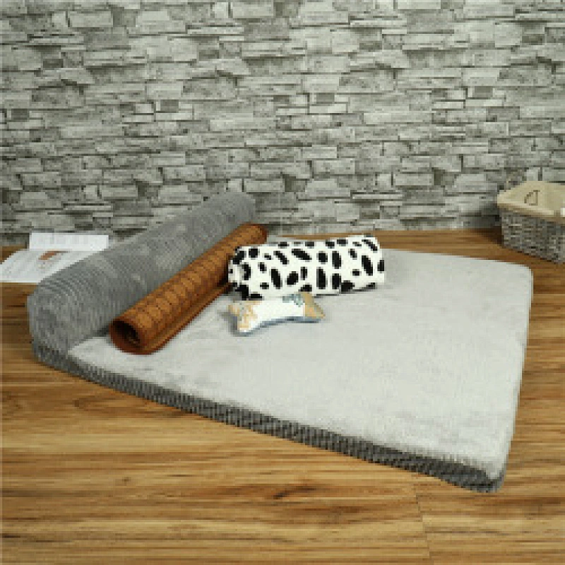 High quality fluffy washable pet sofa dog beds luxury pet dog beds funny shape