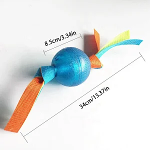 Factory Direct Interactive Training Rope Toss and Fetch Squeaky Dog Chew Toy
