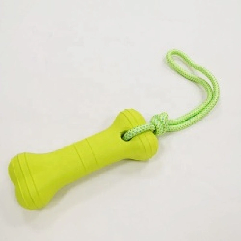 Swing And Fling Dura Eva Foam Rope Bone Dog Toy Larger Dogs Interactive Training Toy