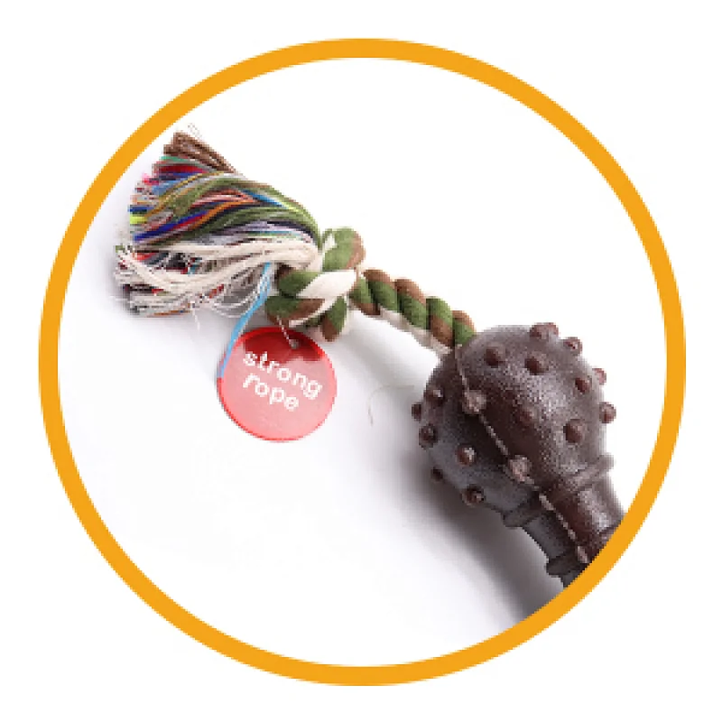 Cotton Flipper Rope Chew Toy Set With Flying Disc For Training Dog Soft Toy