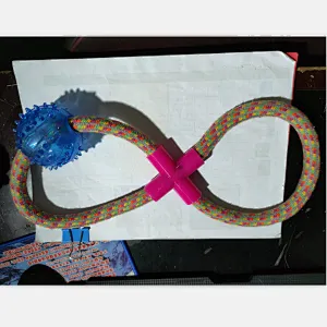 Wholesale Dog Interactive Training  Cotton Rope  Chew Toy With TPR Ball Fast Delivery From Stock