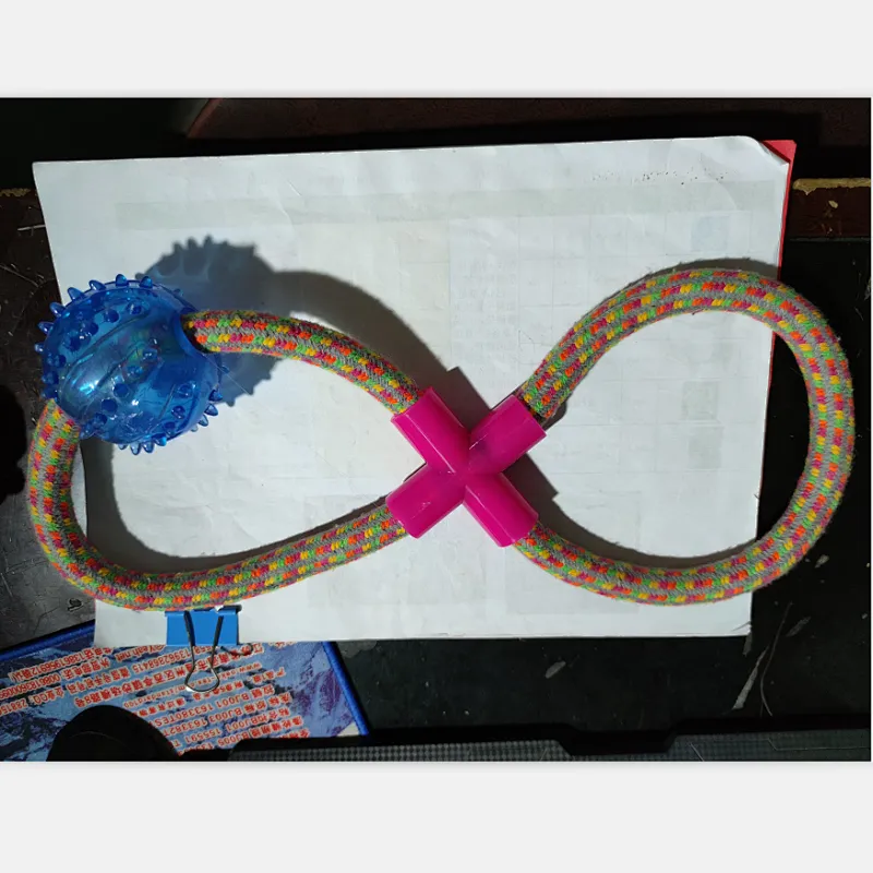 Wholesale Dog Interactive Training Cotton Rope Chew Toy With TPR Ball Fast Delivery From Stock