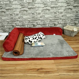 High quality fluffy washable pet sofa dog beds luxury pet dog beds funny shape
