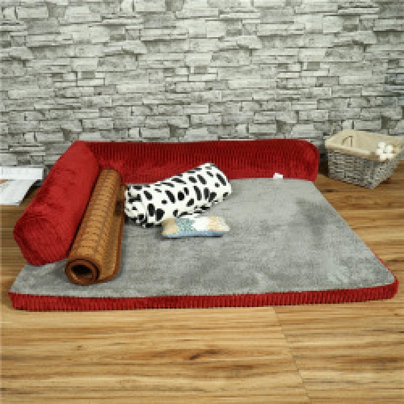 High quality fluffy washable pet sofa dog beds luxury pet dog beds funny shape