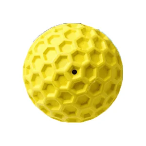 Natural Rubber Squeaky Chewing Ball  Dog Toy 8cm For Aggressive Chewer
