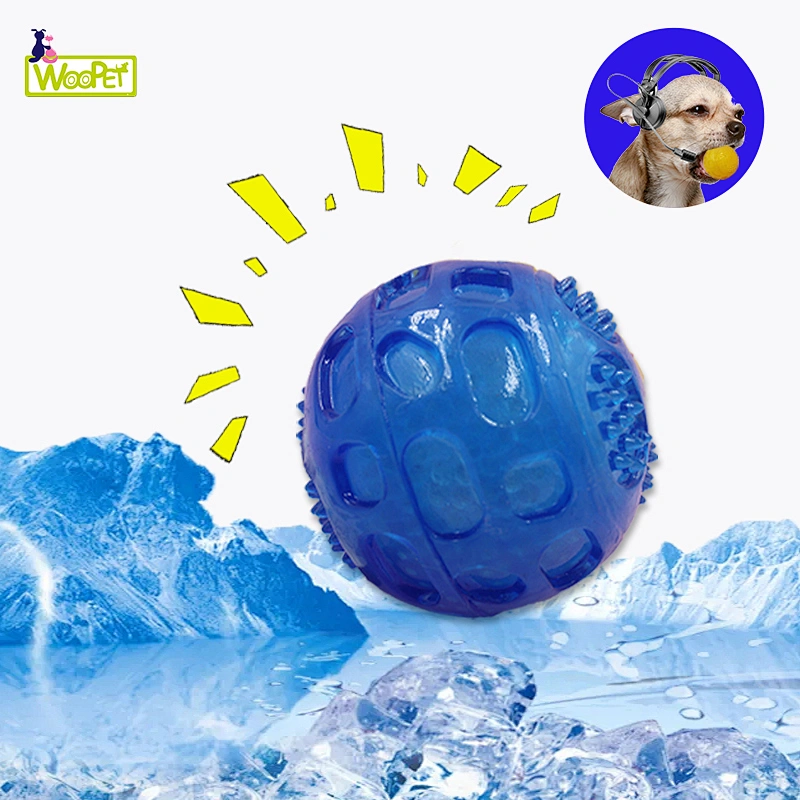 Squeaky Ball Dog Toys Funny Teeth Cleaning Toys Ball Toy 7.3cm