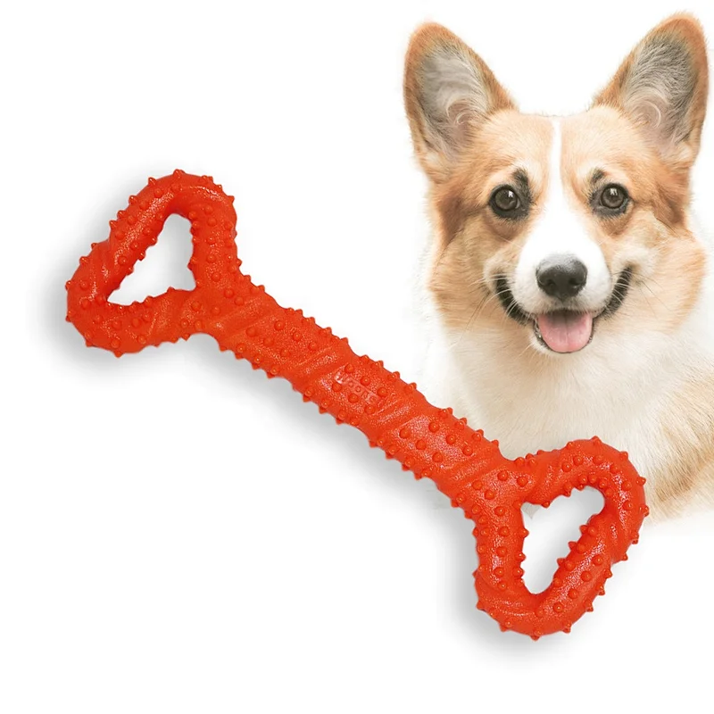 Factory Direct Wholesale Interactive TPR Chew Toys Bone Shaped For Aggressive Chewers