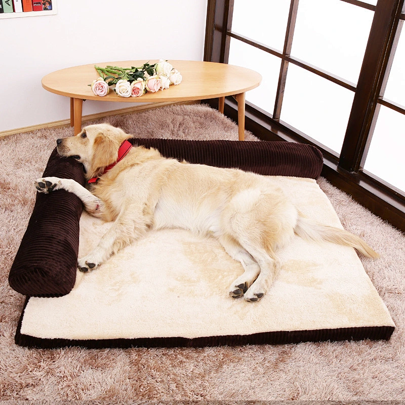High quality fluffy washable pet sofa dog beds luxury pet dog beds funny shape