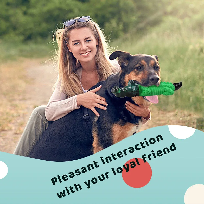 Amazon hot sale nylon toothbrush dog alligator chew toys pet supplies crocodile