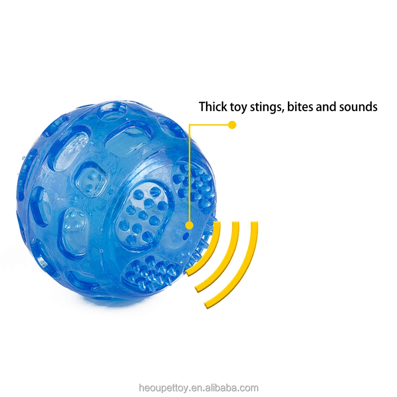 Most popular Indestructible Puppy Pet Cooling squeaky Dog Toys TPR Bite Resistant Chew