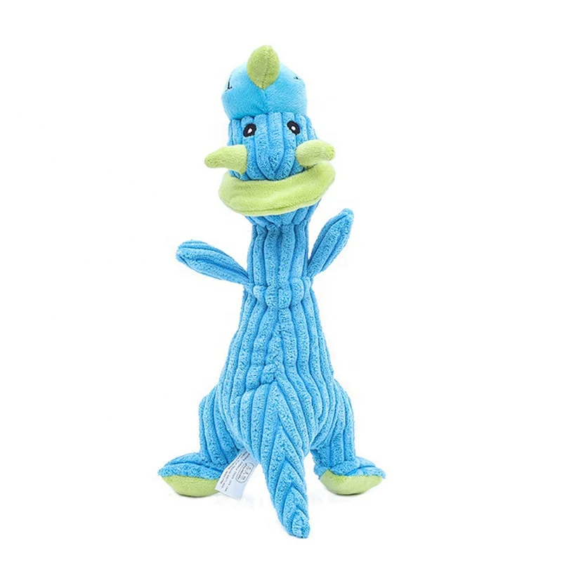 Plush Pet Toy Plush Squeaky Chew Biting Noise  Dinosaurs  Dog Toy