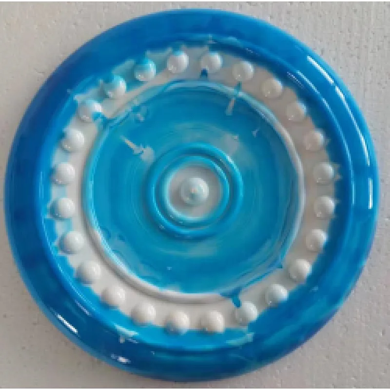 Color mixture tpr dog training soft Frisbeed toy flying  disc fetch silicone fun dog interactive dog toys 2021