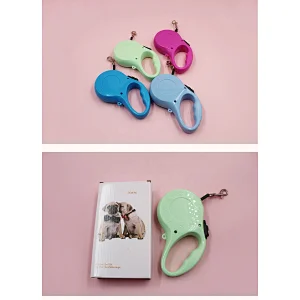 AutoBrake Retractable Dog Leash Anti-slip Handle Pet Walking Leash For Puppy 5m Factory Wholesale