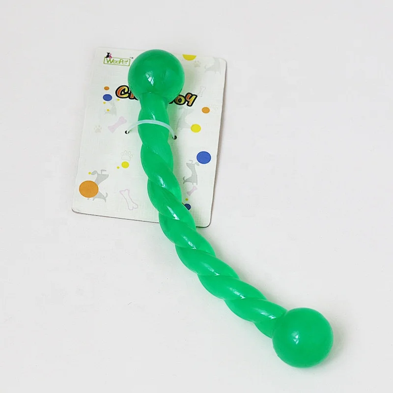 Dog Chew Toy Interactive Teeth Stick Food Grade TPR Material Teeth Cleaning For Aggressive Chewer