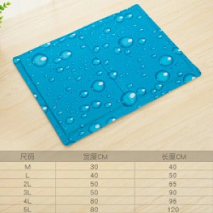 Hot sale portable silicone pet cooling play travel gel mat dog carrier