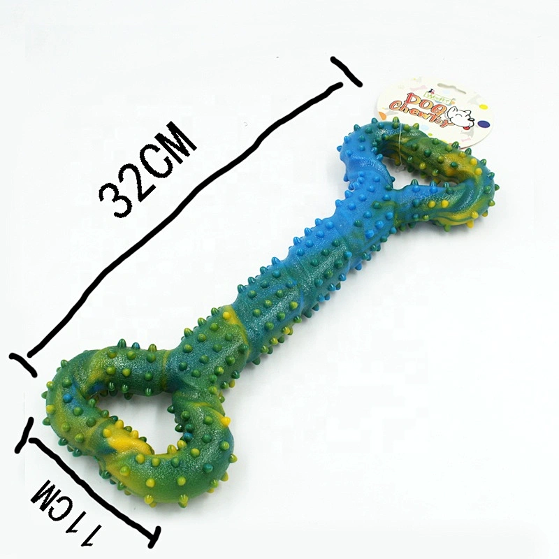 Interactive Multi Color Dog Chew Toy Bone Shaped For Aggressive Chewer Dog Toys 2021