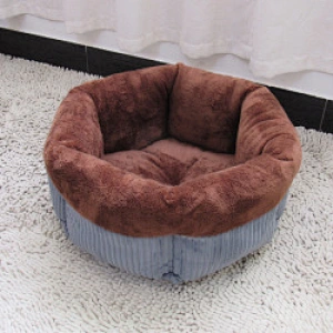 Custom luxury PP cotton corduroy dog sleeping bed for pets wholesale 2022