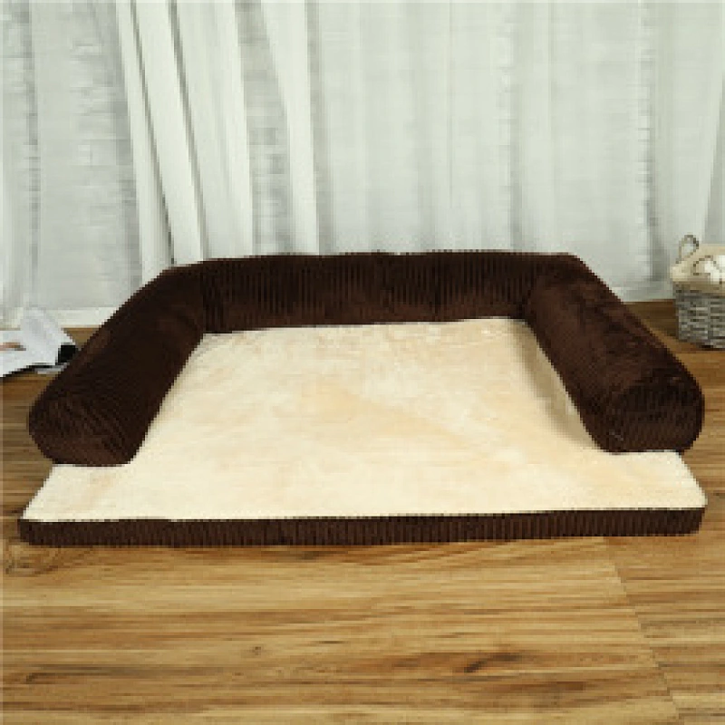 High quality fluffy washable pet sofa dog beds luxury pet dog beds funny shape