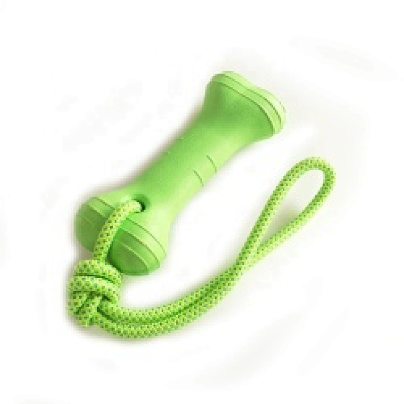 Swing And Fling Dura Eva Foam Rope Bone Dog Toy Larger Dogs Interactive Training Toy