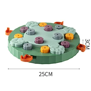 Customized Plastic Portable Pet Travel Educational Food Supplies Bowls Pet Feeding Toys Eco Friendly