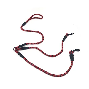 Double Dog Leash Walking Traction Lead Nylon Rope 1x130cm