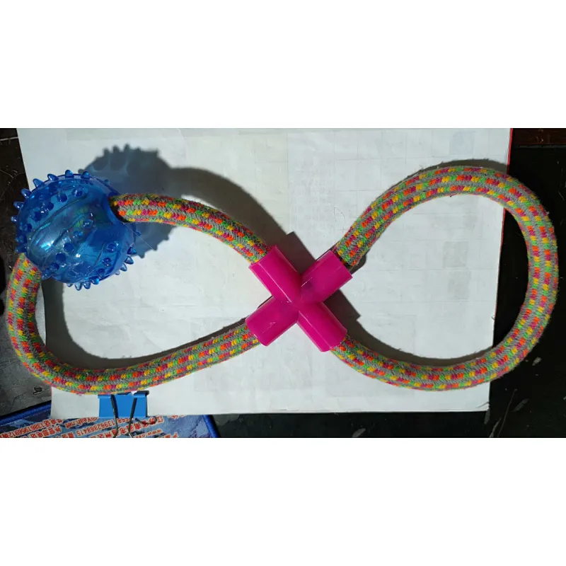 Wholesale Dog Interactive Training  Cotton Rope  Chew Toy With TPR Ball Fast Delivery From Stock