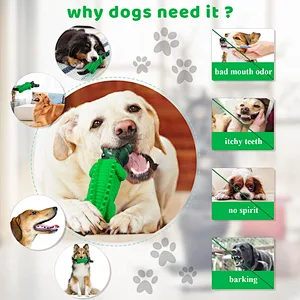 Amazon hot sale nylon toothbrush dog alligator chew toys pet supplies crocodile