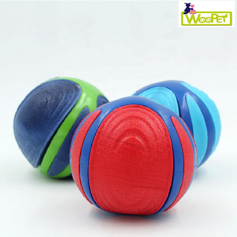 durable rubber floating ball chew  toys for large dog from dog toys manufacturers Shaoxing